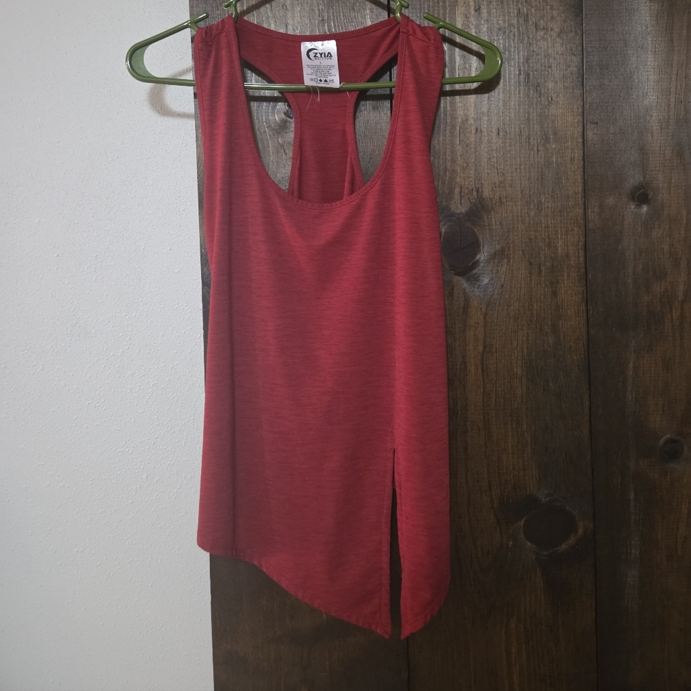 ZYIA Women's Red Tank Top